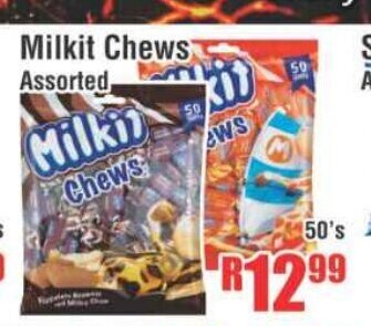 Devland Cash And Carry Milkit Chews Assorted 50's offer