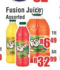 Devland Cash And Carry Fusion Juice Assorted 1lt offer
