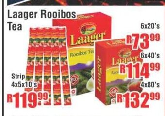 Laager Rooibos Tea 6x20's