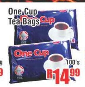 Devland Cash And Carry One Cup Tea Bags 100's offer