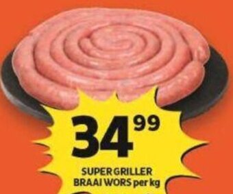 Shoprite Super Griller Braai Wors offer
