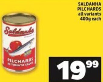 Saldanha Pilchards All Variants 400g