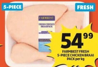 Shoprite Farmbest Fresh 5-Piece Chicken Braai Pack offer