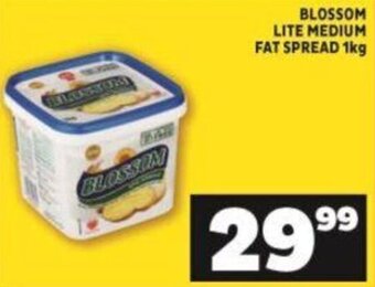 Shoprite Blossom Lite Medium Fat Spread 1kg offer