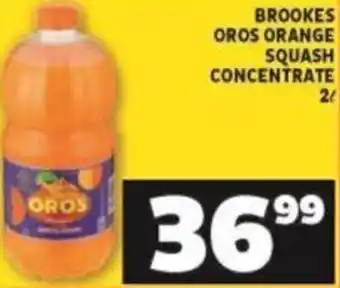 Shoprite Brookes Oros Orange Squash Concentrate 2L offer