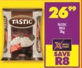 Shoprite Tastic Rice 2kg offer
