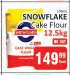 KitKat Cash and Carry Snowflake Cake Flour 12.5kg offer