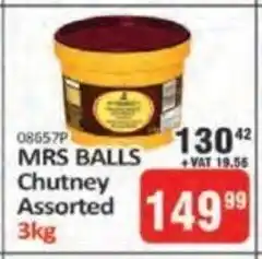 KitKat Cash and Carry Mrs Balls Chutney assorted 3kg offer