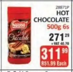 KitKat Cash and Carry Nestle Hot Chocolate 500g - 6s offer