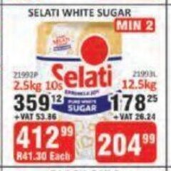 KitKat Cash and Carry Selati White Sugar 2.5kg - 10s offer