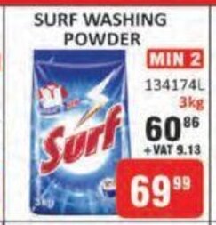 KitKat Cash and Carry Surf Hand Washing Powder 3kg offer