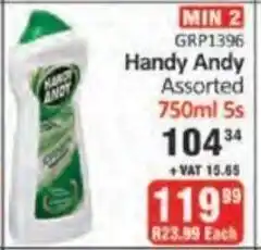 KitKat Cash and Carry Handy Andy assorted 750ml - 5s offer