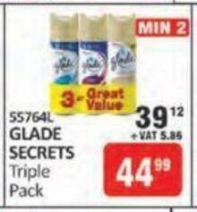 Glade Secrets Triple Pack