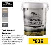 Builders Warehouse Fired earth severe weather-20l offer