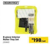 Advantage 8 piece interior roller tray set-per set