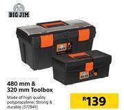 Builders Warehouse Big jim 480mm & 320mm toolbox offer