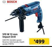 Builders Warehouse Bosch 570w 13mm impact drill gsb 570 offer