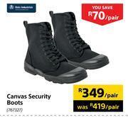 Builders Warehouse Bata industries canvas security boots-per pair offer