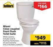 Builders Warehouse Builders miami close coupled front flush toilet suite offer