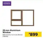 Builders Warehouse Kenzo 28 mm aluminium window 900 mm (h) x 1.2 m (w) offer