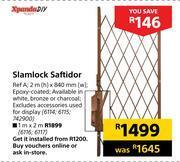 Builders Warehouse Xpanda diy slamlock saftidor offer