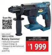 Builders Warehouse Ryobi 18v li-ion rotary hammer xrh-2020 offer