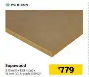 Builders Warehouse Pg bison supawood 2.75m x 1.83m x 16mm offer