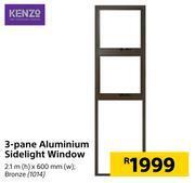 Builders Warehouse Kenzo 3-pane aluminium sidelight window offer