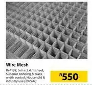 Builders Warehouse Wire mesh 6m x 2.4m sheet offer