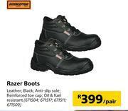 Builders Warehouse Interceptor razor boots-per pair offer