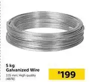 Builders Warehouse Galvanized wire 3.15mm-5kg offer
