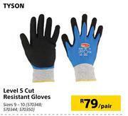 Builders Warehouse Tyson level 5 cut resistant gloves-per pair offer