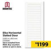 Builders Warehouse Doortec elba horizontal slatted door offer