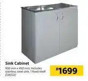 Builders Warehouse Sink cabinet 900 mm x 450 mm offer