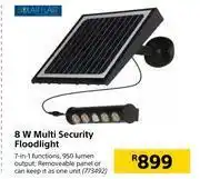 Builders Warehouse Solar flair 8w multi security floodlight offer