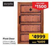 Builders Warehouse Dortello pivot door offer