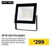 Builders Warehouse Light worx 30 w led floodlight offer