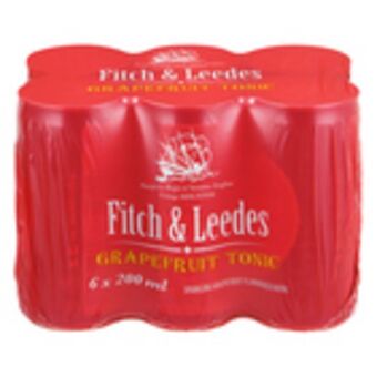 Pick n Pay Liquor Fitch & leedes grapefruit tonic 200ml x 6 offer