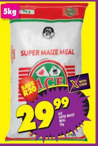 Shoprite Ace Super Maize Meal 5kg offer