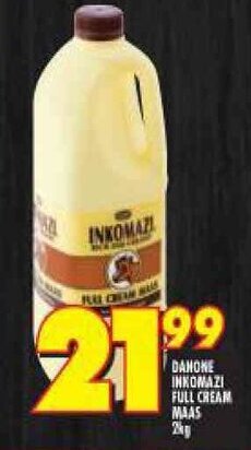Danone Inkomazi Full Cream Maas 2kg