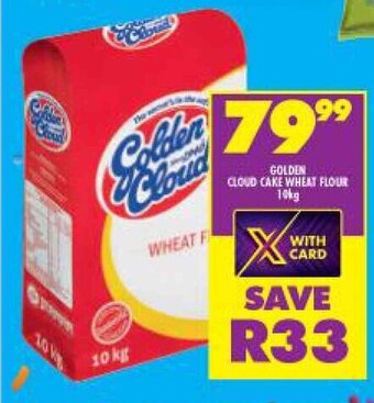 Shoprite Golden Cloud Cake Wheat Flour 10kg offer