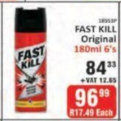 Fast Kill Original 180ml - 6s