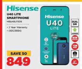 HiFi Corp Hisense - U40 Lite Smartphone offer