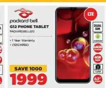 HiFi Corp Packard Bell - G12 Phone Tablet offer