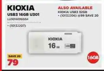 KIOXIA - USB3 16GB U301
