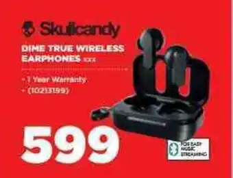 Skullcandy - Dime True Wireless Earphones