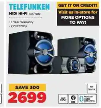 HiFi Corp TELEFUNKEN - MIDI Hi-Fi offer