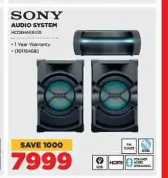 HiFi Corp SONY Audio SYSTEM offer