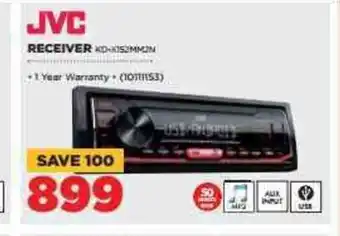 HiFi Corp JVC - Receiver - KD-X152MM2N offer