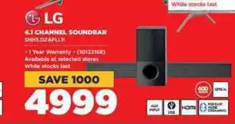 HiFi Corp LG - 4.1 Channel Soundbar offer
